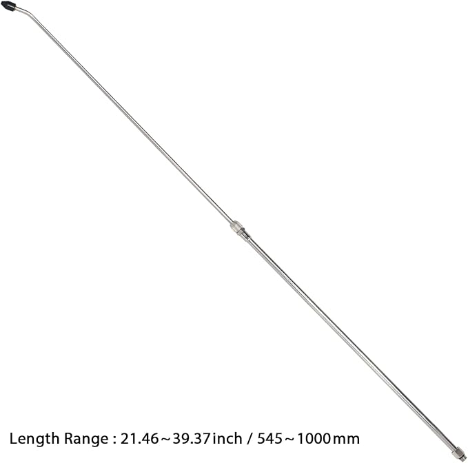 FIRSTINFO A18529A Length Extendable Adjustable Air Flow Nozzle Length: 21.4-39.3 inch (545-1000 mm) for FIRSTINFO 2-Way Air Duster Blow Gun