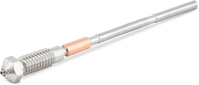 Tungsten Carbide Nozzle 0.6mm for Prusa MK4 / XL 3D Printer, Less Brittle, High Thermal Conductivity Abrasion Resistance for Precision Additive Manufacturing