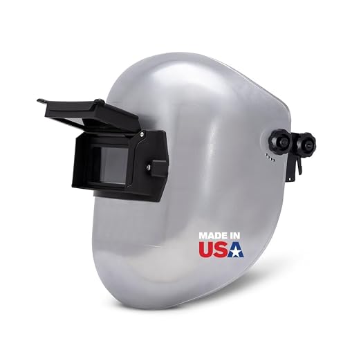 Jackson Safety PL280 Pipeline Welding Helmet - Shade 10 Flip Front Welding Hood - ANSI Z87.1 - Made in USA (Multiple Headgear Styles and Colors)