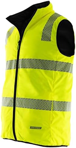 JORESTECH Reversible Insulated Hi-Visibility Safety Vest, ANSI/ISEA 107-2020 Class 2 Type R