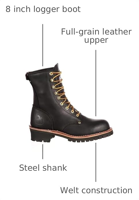 Georgia Boot Men's Logger Work Boots