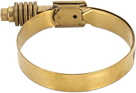 Mishimoto MMCLAMP–CTWG–79GD Constant Tension Worm Gear Clamp, 2.24"–3.11" (57mm–79mm), Gold