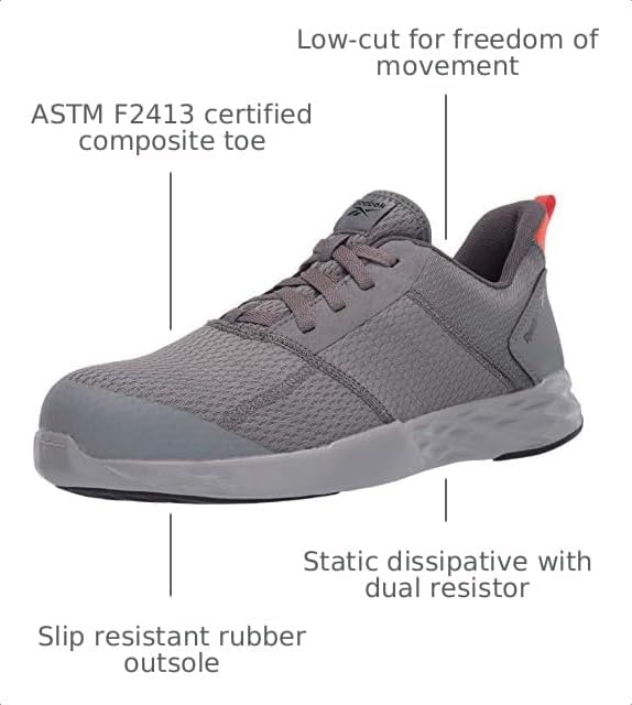 Reebok Work Astroride Strike Work Composite Toe Men's Oxford