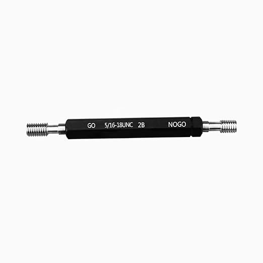 Tools Thread Plug Gauge 5/16-18UNC 2B, Double Ends Thread Plug Gage Unified Thread Gage 1pcs