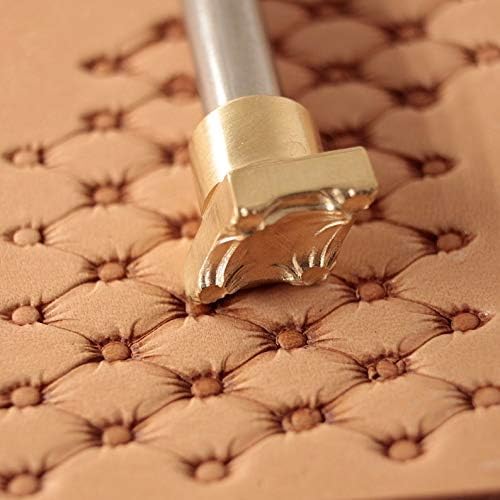 DandS ltd Sofa Leather Stamp Tool, Professional Steel Craft Tool for Leatherworking, Embossing, Carving & Stamping Leather Projects, Belts, Wallets & DIY Projects, Compatible with Mallet #362B