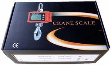 Klau 1000 kg 2000 lb Hanging Scale, Orange | Heavy Duty, Crane Scale, LCD Display, With Remote, For Home Farm