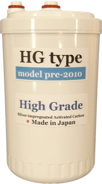 Japan Made Replacement Filter Compatible with HG Type (Not Fit HG-N Type) Original Pre 2010 Model Water Filter(Not Compatible with HG-N Type Model Sold After 2011)