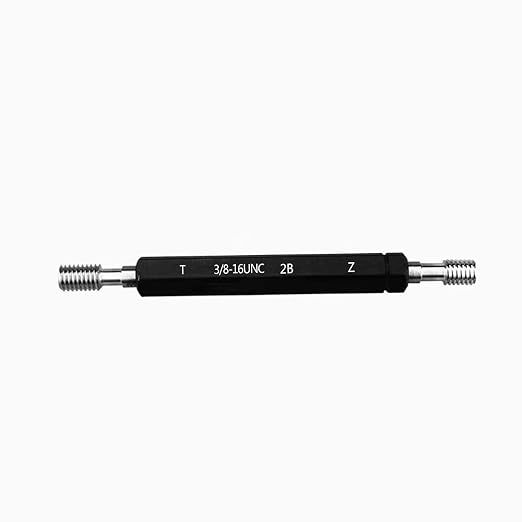 Tools Thread Plug Gauge 3/8 16UNC 2B, Double Ends Thread Plug Gage Unified Thread Gage 1pcs