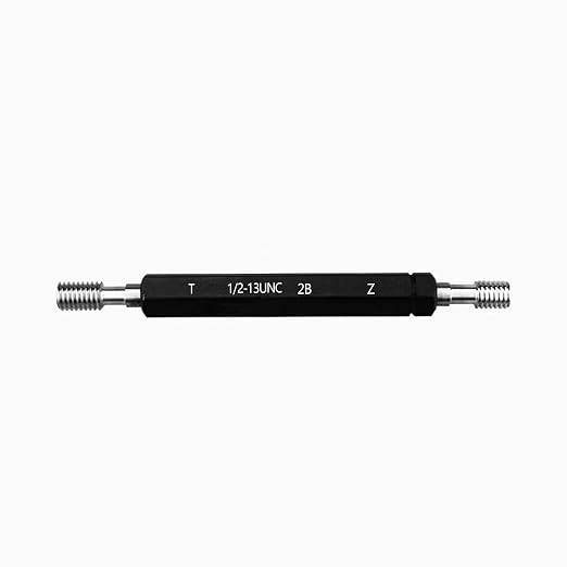 Tools Thread Plug Gauge 1/2-13UNC 2B, Double Ends Thread Plug Gage Unified Thread Gage 1pcs