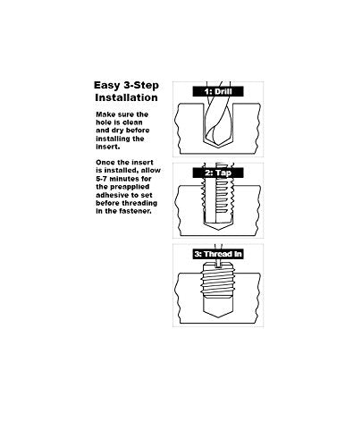 E-Z LOK EZ-310-M12 Thread Repair Kit for Metal Carbon Steel Threaded Inserts M12-1.75 and Installation Tools