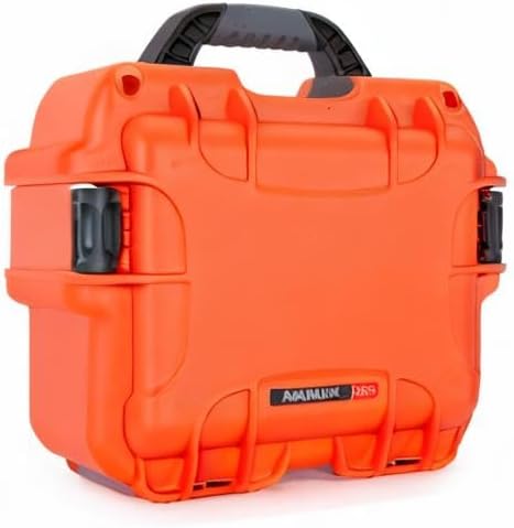 NANUK 905 Empty Hard Case – IP67 Waterproof Protective Hard-Shell Case, Impact Resistant, Dustproof Storage & Travelling Box, 12.5” x 10.1” x 6”, Made in Canada – Orange