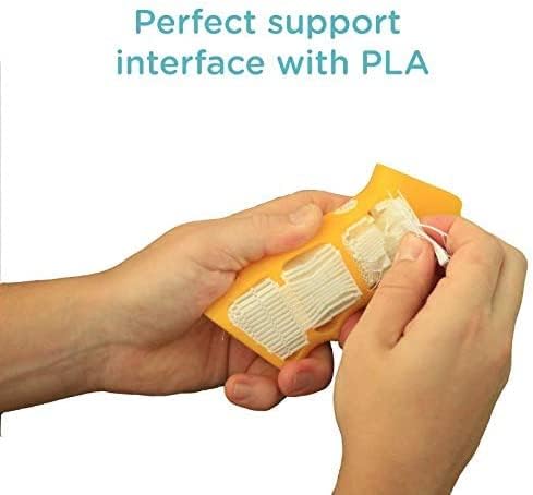 Polymaker Break Away Support Material for 1.75mm PLA Filament, 0.75kg Spool - PolySupport 3D Printer Support Filament Easy Support Removal