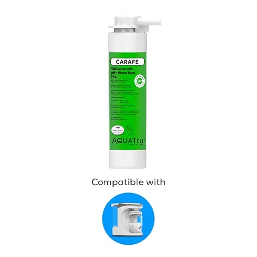 AquaTru VOC Replacement Filter with pH+ Mineral Boost for AquaTru Carafe