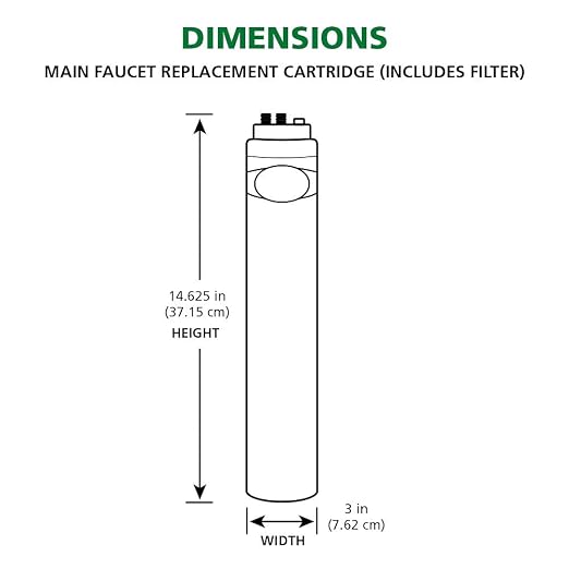 AO Smith Basic Direct Connect Under Sink Replacement Filter For AO-MF System - Carbon Block Filter Reduces Up To 99% Of 9 Harmful Contaminants - AO-MF-R