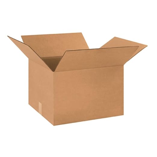AVIDITI 18 x 16 x 12 Corrugated Cardboard Boxes, Medium 18"L x 16"W x 12"H, Pack of 25 | Shipping, Packaging, Moving, Storage Box for Home or Business, Strong Wholesale Bulk Boxes