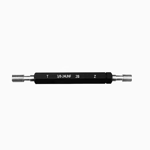 Tools Thread Plug Gauge 3/8 24UNF 2B, Double Ends Thread Plug Gage Unified Thread Gage 1pcs