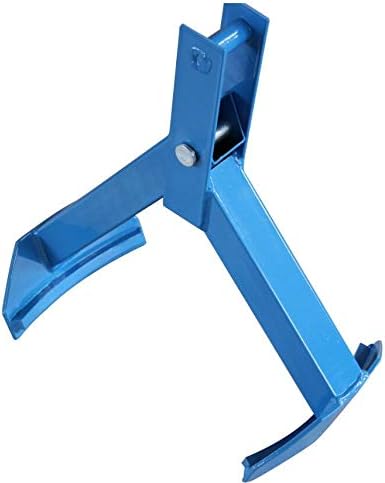 Drum Lifter - Vertical Drum Clamp for Quick and Easy Loading/Unloading of 55 Gallon Steel Drums, 1100lb. Capacity, Rugged All-Steel Construction, Narrow Profile for Overpack Drum Placement
