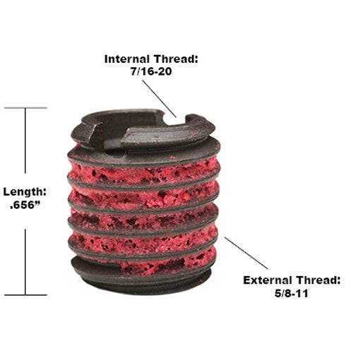 E-Z LOK EZ-329-720 Thread Repair Kit for Metal Carbon Steel Threaded Inserts 7/16-20 and Installation Tools