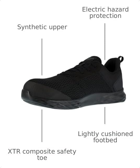 Reebok Work Astroride Strike Work Composite Toe Men's Oxford