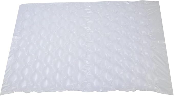 Printfinish Inflatable Air Cushion Wrap Roll - Bubble Wrap Film Refill for Packing, Shipping & Moving - Air Pillow Film - Perforated Void Fill Cushioning Bags - 985 Ft, 16" x 13" x 2" Core (Bubble)