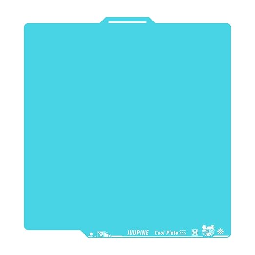 Upgraded Build Plate with QR Code Smooth Cool Plate for Bambu lab Printing Platform, Glacier Plate 257x257mm Excellent Adhesion heatingbed for Bambus P2S/P1P/P1S/A1/X1E/X1/X2D 3D Printer Accessories