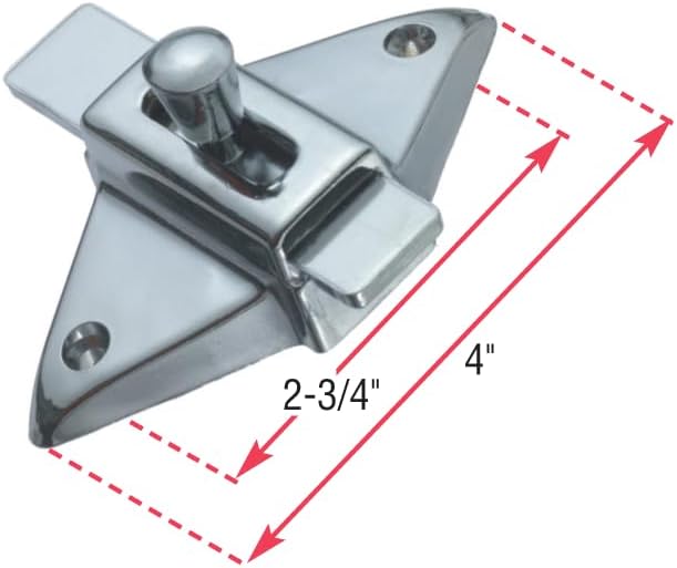 TP 1100 Toilet Partition Die Cast Zamac Complete Inswing Door Hardware Set, 1 in. Door 1-1/4 in. Pilaster