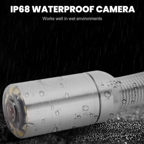 Sewer Inspection Camera 23mm IP68 12 LED Lights 15mm Thread Diameter Pipe Drain Endoscope Accessory