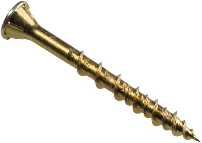 Simpson Strong-Tie WSV134S Strong-Drive WSV Subfloor Screw (Collated) - #9 x 1-3/4 in. 6-Lobe T-25 Drive Bit, Rimmede Flat Head with Nibs, Yellow-Zinc Coated (2000-Qty)