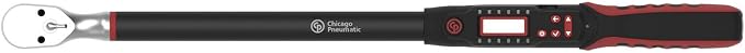 Chicago Pneumatic CP8918-1/2 Inch Digital eTorque Wrench, 25 ft-lb (34 Nm) to 250 ft-lb (340 Nm)