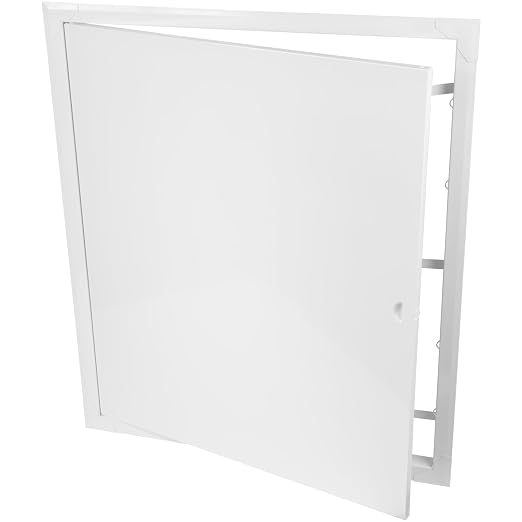 20" x 24" White Metal Access Panel - Wall Access Panel for Drywall - Hidden Wire Cover for Wall Covering Panels - Plumbing, Electricity, Heating Alarm, Bathroom, Dry Wall Hole Cover
