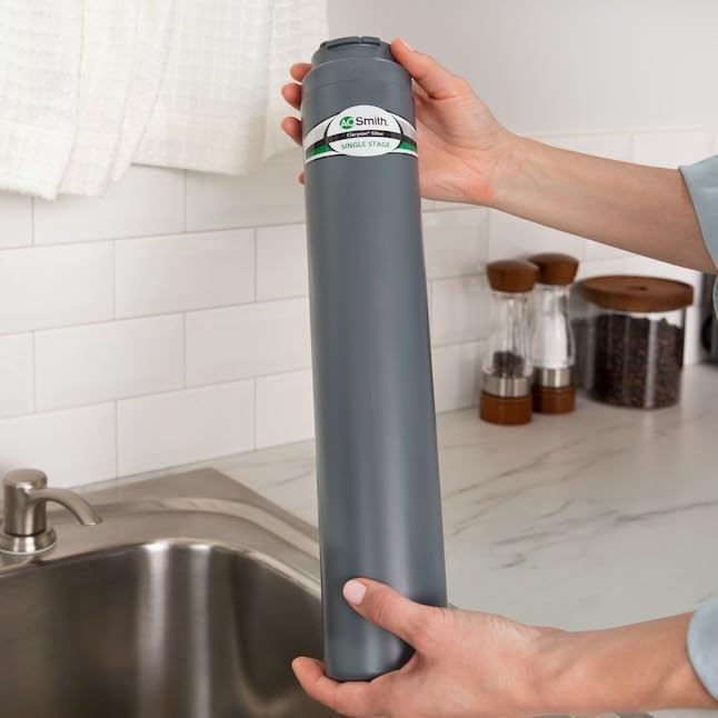 AO Smith Advanced Direct Connect Under Sink Replacement Filter for AO-MF-ADV System - Claryum Filtration Reduces Up To 99% of 78 Harmful Contaminants - AO-MF-ADV-R
