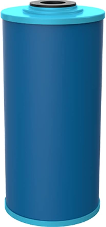 Pentair OMNIFilter RO6 Carbon Water Filter, 10" Whole House Heavy Duty Big Blue GAC and KDF Iron Reduction Replacement Cartridge, 10" x 4.5", 5 Micron