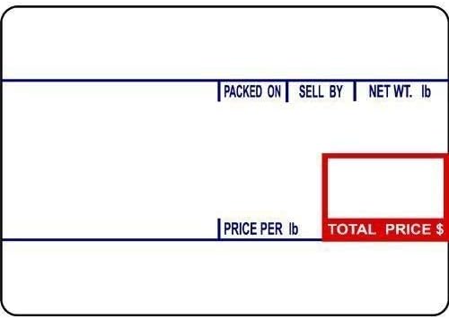 Aquos CAS CL-8010 Printing Scale Label Rolls | Direct Thermal Labels on Thermal Paper | Label Roll with Strong Adhesive | Pre-Cut | Smudge-Free | Made in USA
