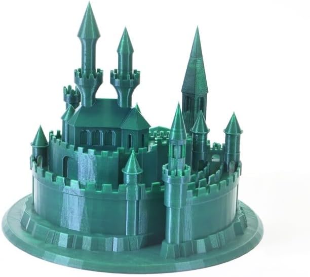 Prusament Premium PLA Opal Green 1.75mm 1kg 3D Printer Filament | PLA filament with ±0.02 mm precision, low warping, and reliable, tangle-free printing for beginners and professionals.