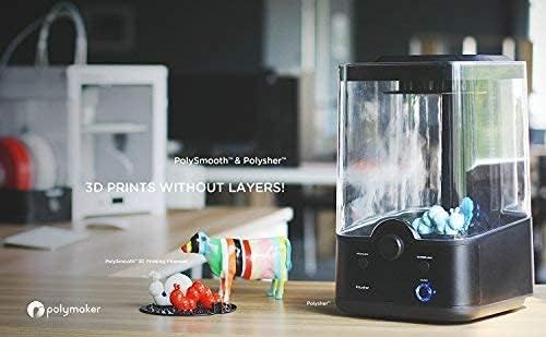 Polymaker PolySmooth PVB Filament 1.75mm 0.75kg Black - Print Like PLA Filament, Easy Smoothable Post Process with IPA Alcohol