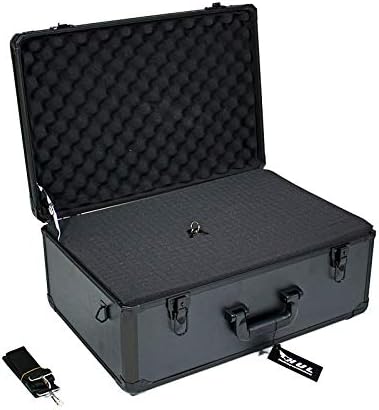 HUL 22in Aluminum Case with Customizable Pluck Foam Interior for Test Instruments Cameras Tools Parts and Accessories
