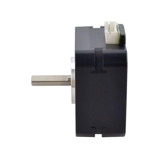 STEPPERONLINE Nema 17 Pancake Stepper Motor 1A 17Ncm Bipolar 1.8 Degree 4-Lead 23mm Body Length for 3D Printer CNC Extruder