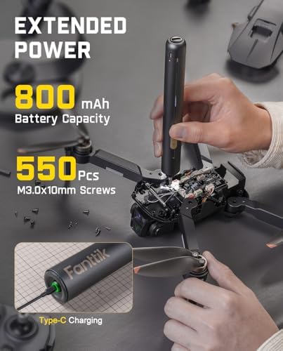 Fanttik F2 Master 4V Mini Cordless Rotary Tool Kit and E2 Ultra 3.7V Mini Electric Screwdriver