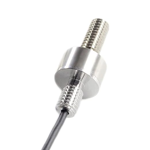 ATO 20kg Load Cell, Miniature Tension and Compression Load Cell Sensor, Metal-foil Strain Gauge M6 Thread Miniature Compression Force Sensor 20kg High Accuracy