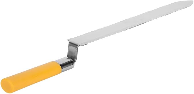 16 . 3in Stainless Steel Beekeeping Serrated Honey Scraping Knife Uncapping Knife Beekeeper Tools for Honey Harvesting Extracting Bee Keeping , Honey Uncapping Knife , Honey Scraper Honey Scraping