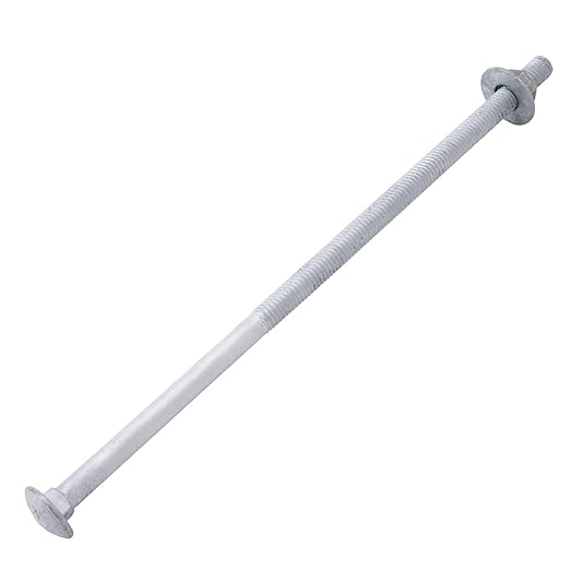 1/2" x 9" Carriage Bolts (25 PCS), Hot Dip Galvanized, Heavy Duty Round Head with Washers and Nuts