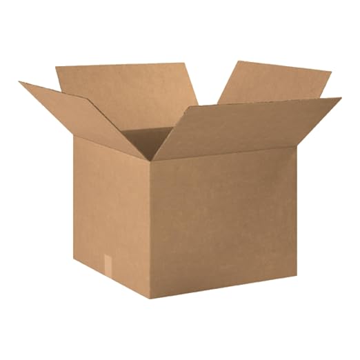 BOX USA Moving Boxes Large 20"L x 20"W x 15"H, 12-Pack - Corrugated Cardboard Box for Packing, Shipping and Storage