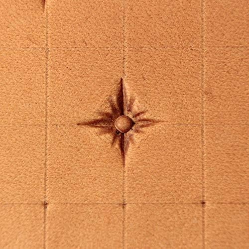 DandS ltd Leather Stamp Tool, Sofa, Professional Steel Craft Tool for Leatherworking, Embossing, Carving & Stamping Leather Projects, Belts Wallets & DIY Projects Compatible with Mallet #296