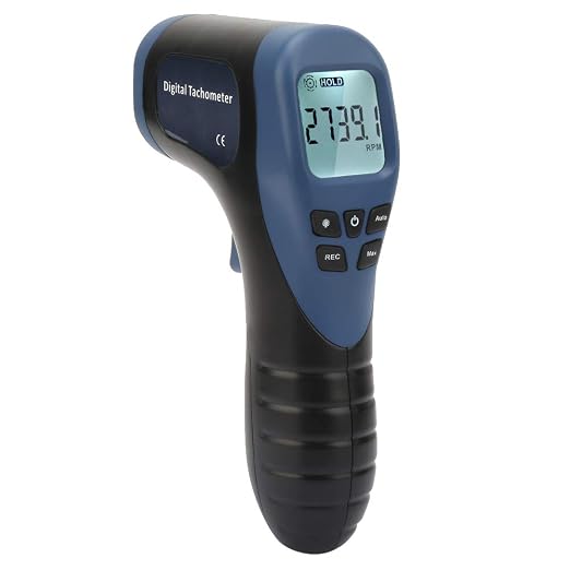 Infrared RPM Meter,RPM Meter Handheld Tachometer for Small Engines Contagiri+Digitale TL900 Digital Tachometer Meter Non Contact RPM Tachometer Speed Gauge Tester