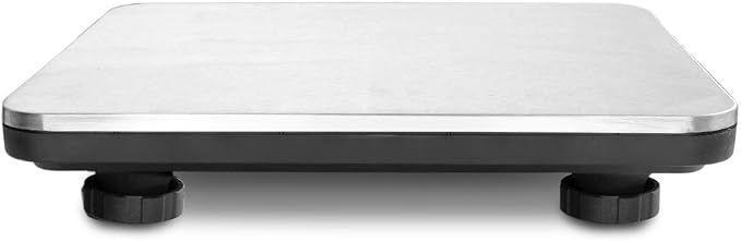 Flexzion Industrial Digital Shipping Postal Scales, Max Weight 200KG 440lb w/LCD Backlight Display & AC Adapter, Heavy Duty Stainless Steel Platform for Medium to Small Packages Parcel Small Pet