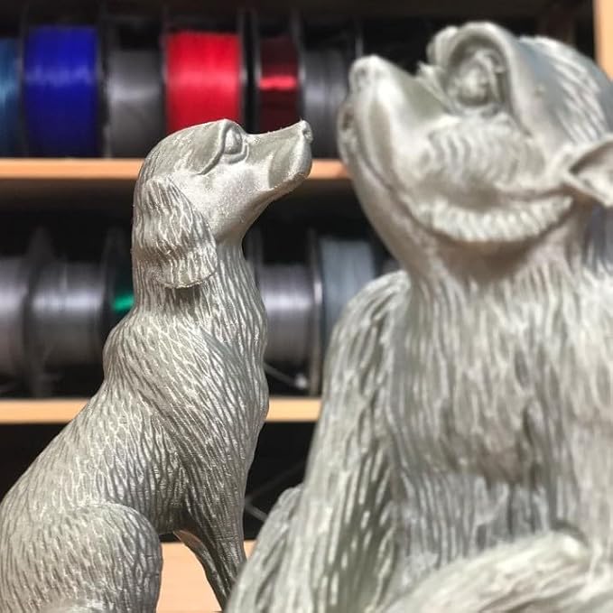 Prusament Pearl Mouse, PLA Filament 1.75mm 1kg Spool (2.2 lbs), Diameter Tolerance +/- 0.02mm