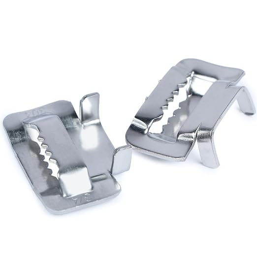 U.S. Solid 304 Stainless Steel Packaging Strapping Tensioner Banding Metal Packaging Kit Tool,1pc Hammer, 3/4" x 100 feet 304 Stainless Steel Banding Coil, 100pcs 304 Stainless Steel Ear-Lokt Buckles