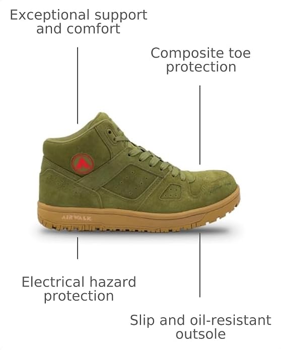 Airwalk Work Mongo Mid Comp Toe EH SR