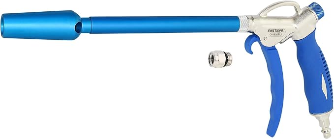 FIRSTINFO A18563FUS Windstorm EX (2X Flow) High Performance Air Blow Gun with Adjustable Air Flow and 6" Extended Nozzle