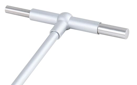 Accusize 12" Long Reach Telescoping Gage Set 5/16 in-6 in, 6 Pc, 3602-5012 | Satin Chrome Finish, Self-Centering Double-Action, Hardened Tool Steel Contacts, Plastic Case,